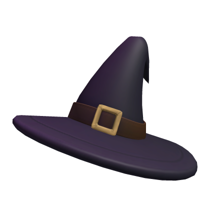 Roblox Item Witch Wizard Hat Purple