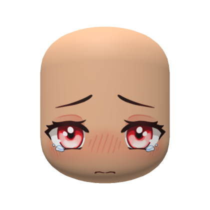 Kawaii Sad Crying Face  Roblox Item - Rolimon's