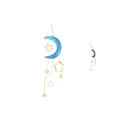 Roblox Item Moonlight Stars Earring in Gold
