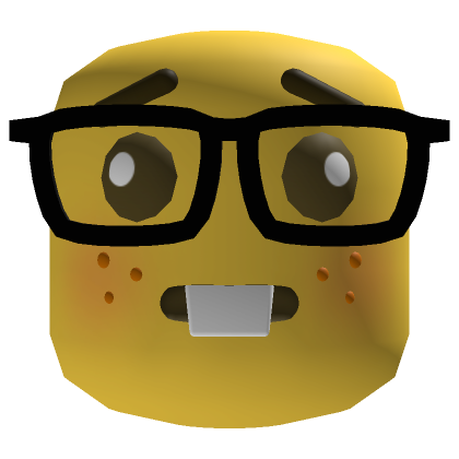 Roblox Item Nerd Emoji Head