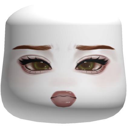 White Goth Crying Girl Face's Code & Price - RblxTrade