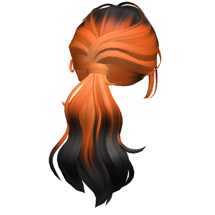 Halloween Ponytail Blonde & Orange - Roblox