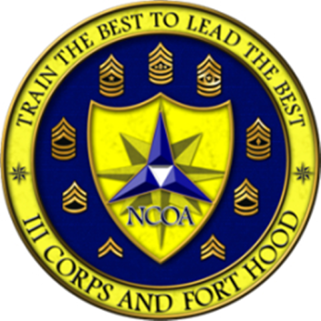 Fort Hood, "The Great Place" III Corps.