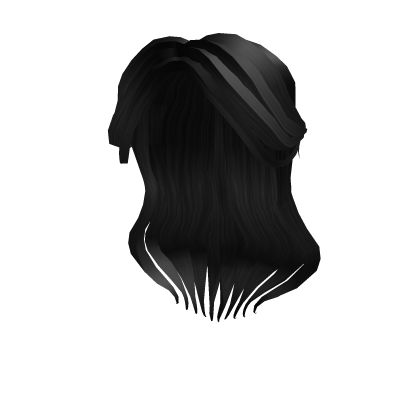 Black Swept Hair - Roblox