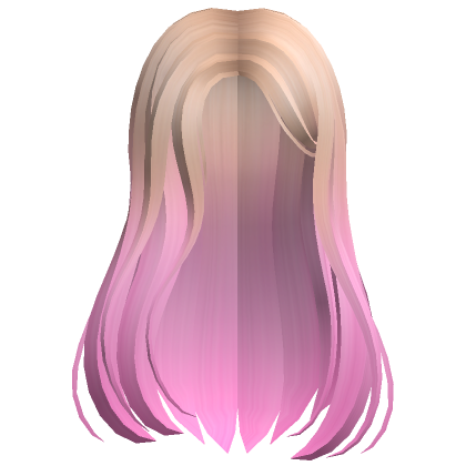 Roblox Item Y2K Straight Hair Pink to Blonde Ombre