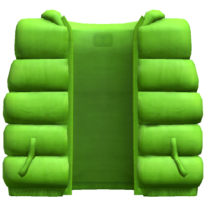 Stylish Green Puffer Vest 1.0 | Roblox Item - Rolimon's
