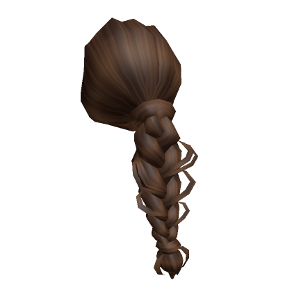 Roblox Item Brown Aesthetic Cottagecore Fluffy Braid