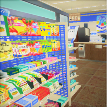 Hang out on a japanese E-mart at 3 A.M