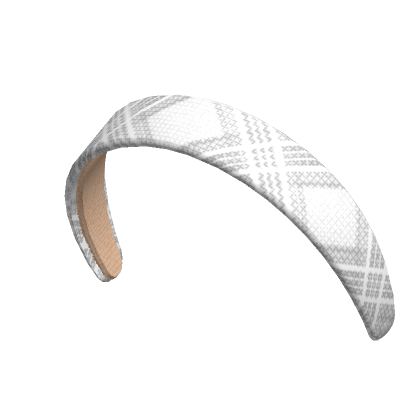 Plaid Headband in White READ DESC s Code Price RblxTrade