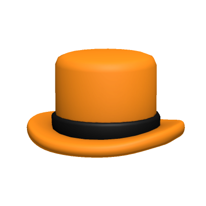 Orange outlet top hat