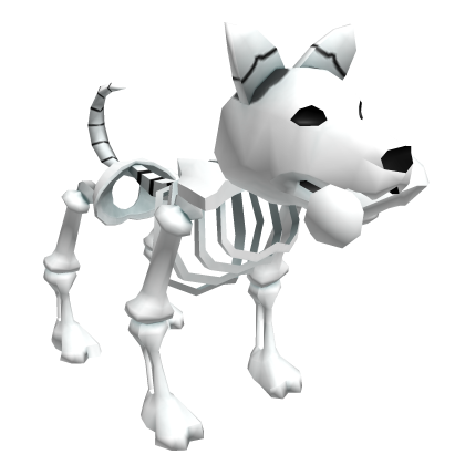 Roblox Item Mr. Bones- Skeleton Dog