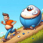 Get Fat And Roll Race