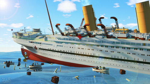 britannic ship sinking