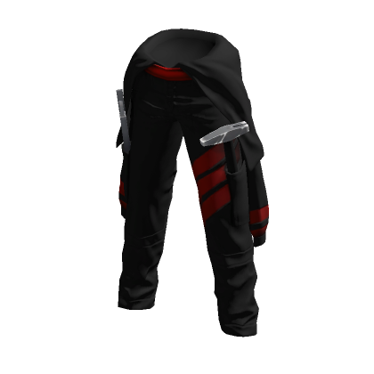 Engineering Pants Black Red | Roblox Item - Rolimon's