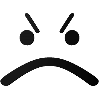Angry Small Noob Face (3D) | Roblox Item - Rolimon's
