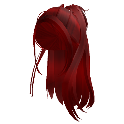 Curly Long Hair [Red]'s Code & Price - RblxTrade