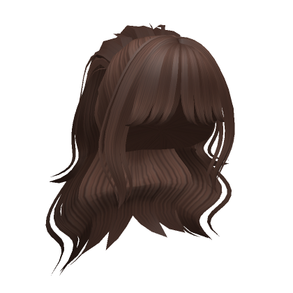 Hair Roblox  Brown hair roblox, Brown hair roblox id, Brown hair id