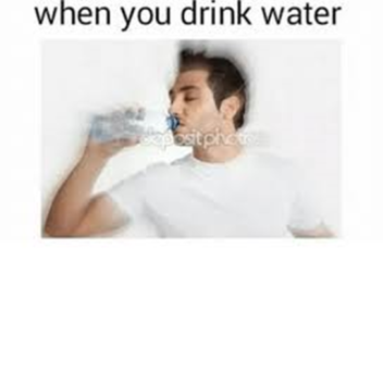 Literally drink a glass of water simulator