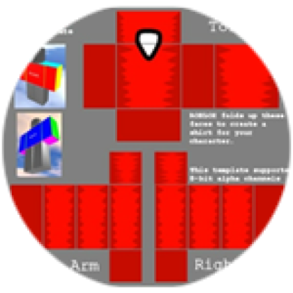 Roblox Shirt Template Transparent 