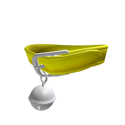 Roblox Item (1.0) Yellow Oversized Bell Collar