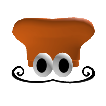 Roblox Item Orange Goofy Chef Hat