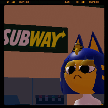 Ankha goes to Subway