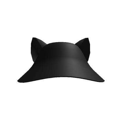 Roblox Item Black Cat Hat 🐾