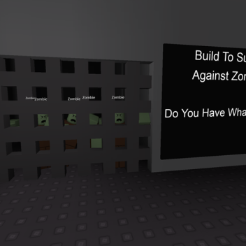 Build to Survive Against Zombies!