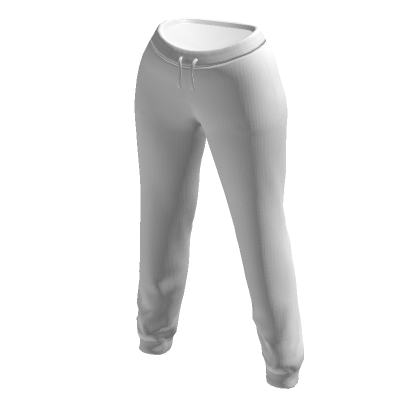 White High Waisted Sweatpants | Roblox Item - Rolimon's