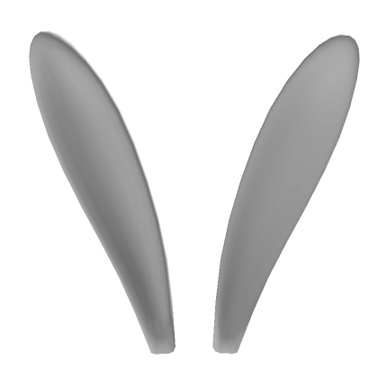 Roblox Item Plain White Oversized Bunny Ears