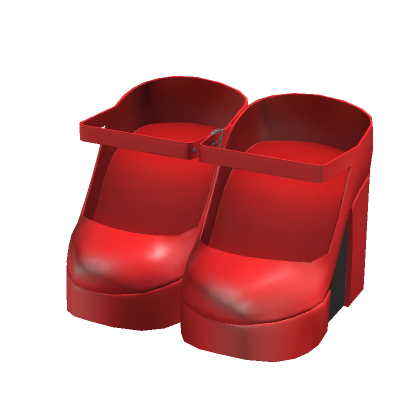 Roblox Item Pretty Platform Heels 3.0 - Red