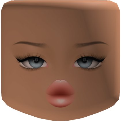 Brown MakeUp Girl Face  Roblox Item - Rolimon's