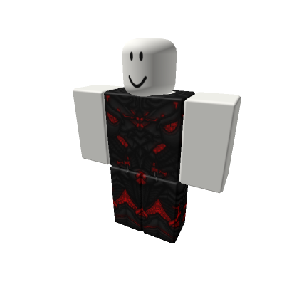 Roblox red shop and black pants