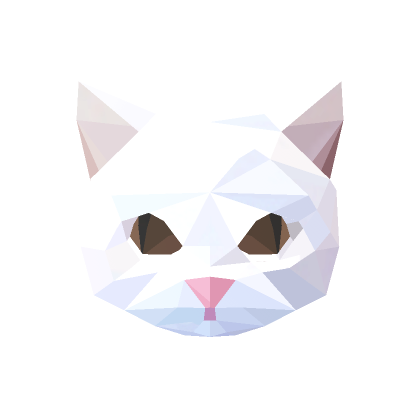 LowPoly White Cat Mask  Roblox Item - Rolimon's