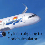 Fly in an airplane to Florida simulator