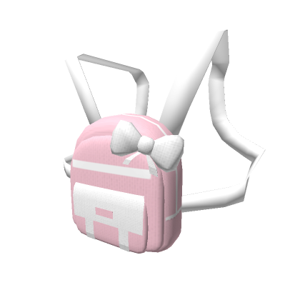 Roblox Item Mini Bow Backpack Pink