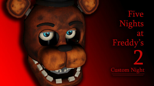 all of us try to beat Five Nights At Freddy's 2 Doom at Roblox 