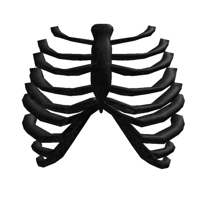 Black Iron Ribcage Skeleton