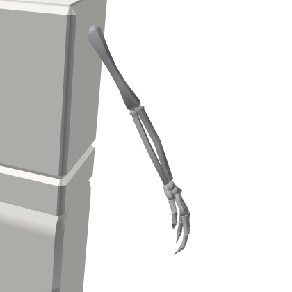Roblox Item Recolorable Skeleton - Left Arm