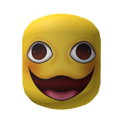 Cheerful Cute Noob Face - Roblox