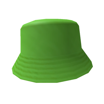 Roblox Item Green Bucket Hat