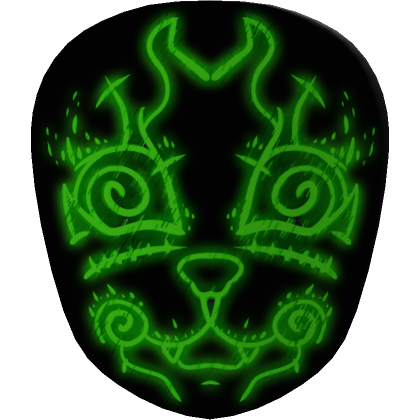 Roblox Item Green Animal Purge Mask