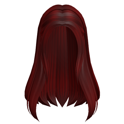 Preppy Girl Hair (Red)'s Code & Price - RblxTrade