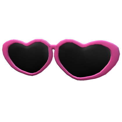 Roblox Item Heart Glasses Pink