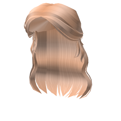 Flowy Tied Hair in Blonde - Roblox