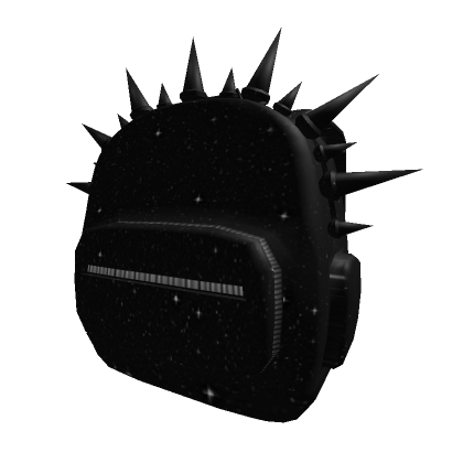 Spikey Black Galaxy Backpack Roblox