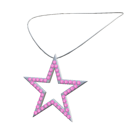 Pink star necklace outlet
