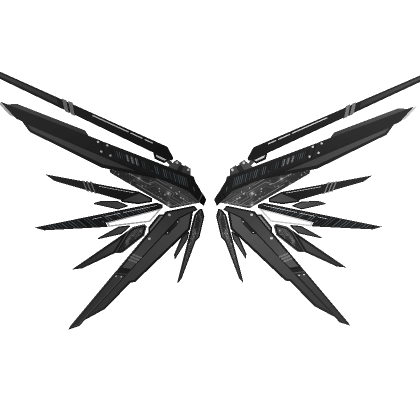 Mech Wings (Black and White) | Roblox Item - Rolimon's
