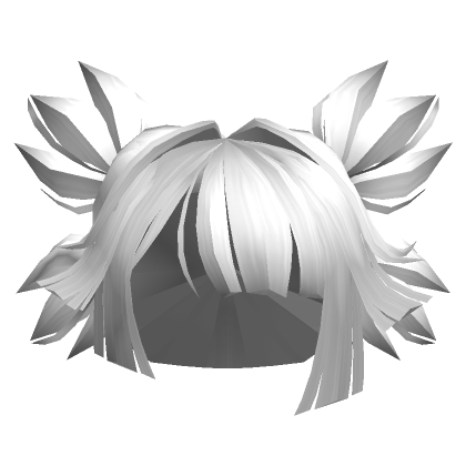 Roblox Item Zara’s Quad Pigtail in White 🤍☠️