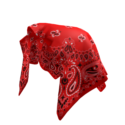 roblox red bandana id